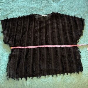 Black Textured Women's Camisole